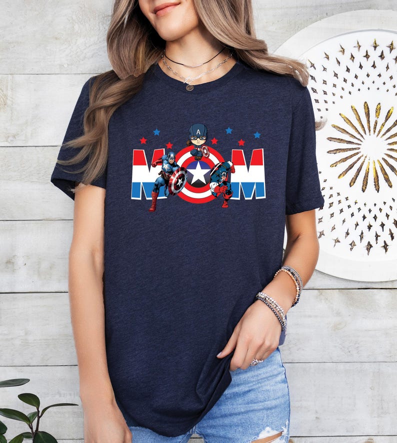 Disney Marvel Family Shirt, Avengers Trip Sweatshirt, Captain America Mama Dada T-Shirt, Superhero Matching Tee
