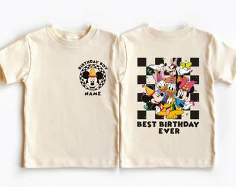 Disney Birthday Shirts, Mickey Birthday Boy Sweatshirt, Minnie Birthday Girl Tee, Custom Birthday Squad Sweater, Best Birthday Ever Tees