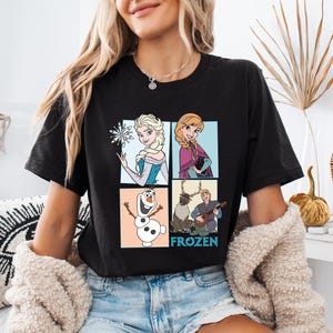 Frozen Elsa Anna Kids Shirt, Disney Trip Tee, Princess Girls Gift, Disneyland Vacation Sweatshirt, Frozen Olaf Toddler T-shirt image 3