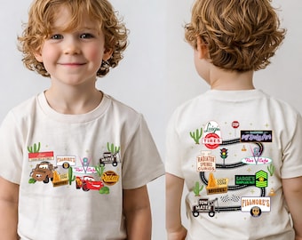 Cars Radiator Springs Shirt, Disney Pixar Trip Sweatshirt, McQueen Kids Tee, Cars On The Road Crewneck, Cars Gift T-shirt