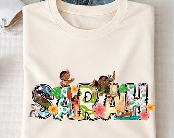 Disney Moana Shirt, Custom Moana Family Tee, Princess Mama Sweatshirt, Disneyland Trip Shirts