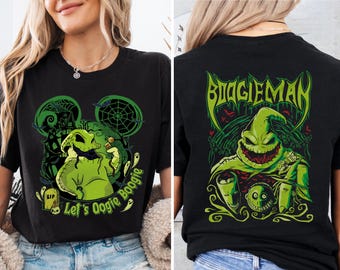 Disney Oogie Halloween T-Shirt, Alptraum vor Weihnachten, Spooky Saison Sweatshirt, Halloween Oogie Hoodie, Horror Freunde Party Geschenk