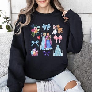 Disney Frozen Shirt, Elsa And Anna Besties T-shirt, Coquette Bow Tee, Princess Trip Sweatshirt, Walt Disney World Shirt