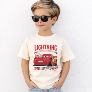Lightning McQueen Shirt, Cars Kids Sweatshirt, Disney Pixar Gift Tee, McQueen Toddler Gift Sweater, Racing Cars Boys T-shirt