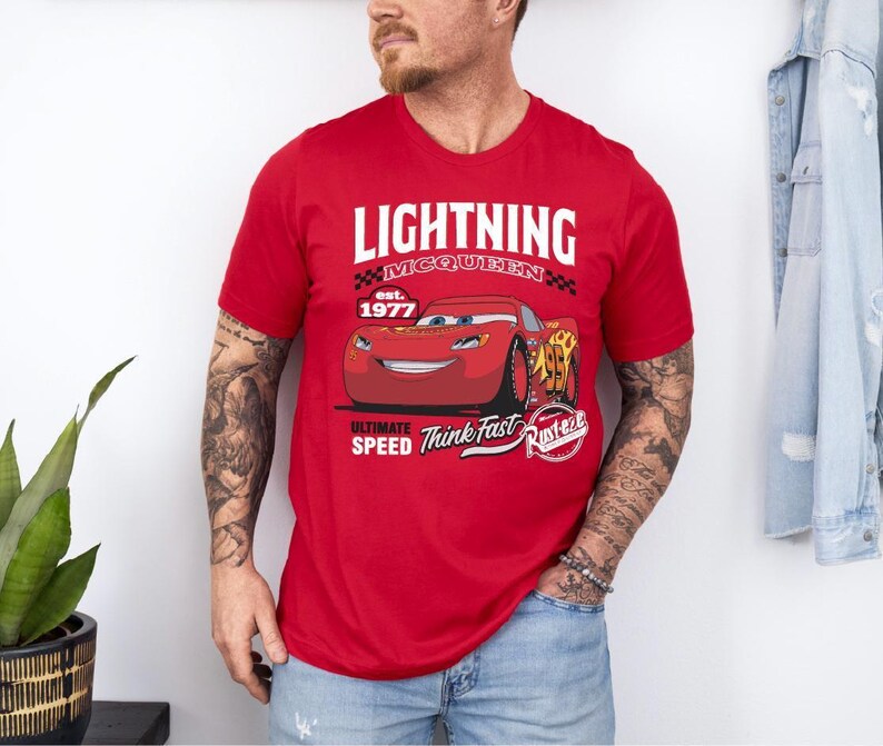 Disney Cars Trip Shirt, Lightning McQueen Cars Shirt, Disneyland Cars Kids Shirt, Piston Cup Shirt, Cars Think Fast Shirt,Pixar Cars Shirt