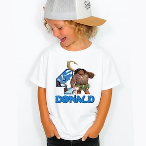 Moana Maui Birthday Shirt, Disney Family Trip Tee, Maui Toddler Boy Gift, Disneyland Birthday Vacation Sweatshirt, WDW Birthday Kids Sweater