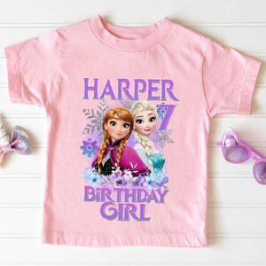 Disney Frozen Birthday Shirt, Elsa Birthday Girl T-Shirt, Princess Anna Birthday Sweatshirt, Olaf Birthday Dad, Disneyland Birthday Trip Tee