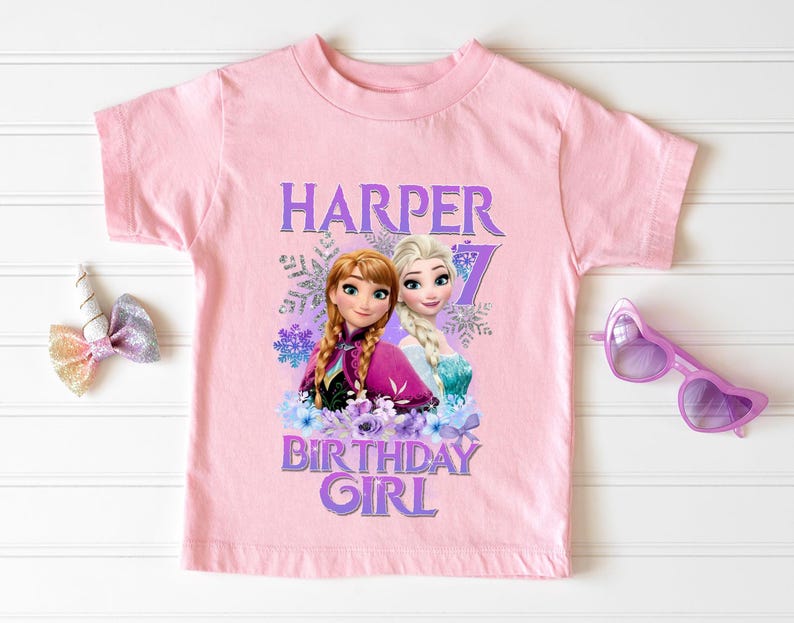 Disney Frozen Birthday Shirt, Elsa Birthday Girl T-Shirt, Princess Anna Birthday Sweatshirt, Olaf Birthday Dad, Disneyland Birthday Trip Tee