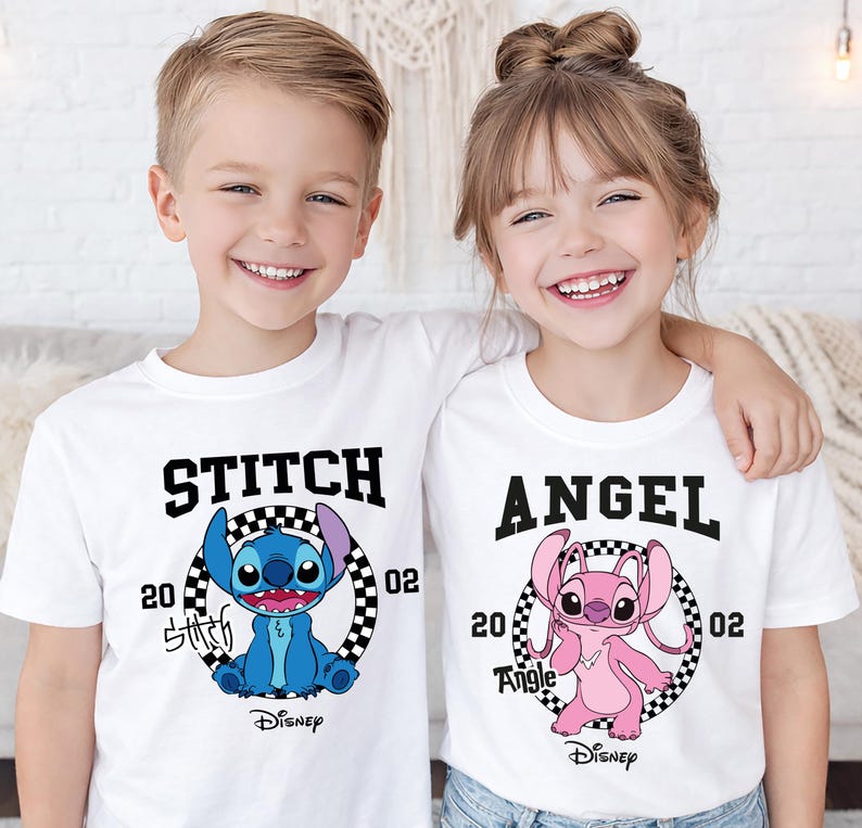 Stitch And Lilo Shirt, Disney Trip Matching Tee, Stitch Signatures Sweatshirt, Stitch Characters Hoodie, Disneyworld Vacation T-shirt