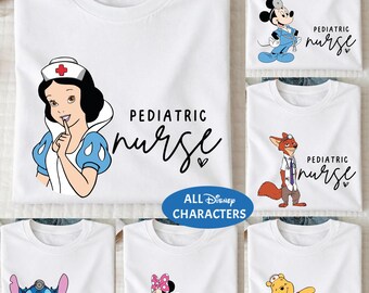 Disney Peds Nurse Shirt, Pediatric Nurse Tee, Mickey Nursing School Sweatshirt, Nurse Week Gift