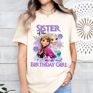 Disney Frozen Birthday Shirt, Elsa Birthday Girl T-Shirt, Princess Anna Birthday Sweatshirt, Olaf Birthday Dad, Disneyland Birthday Trip Tee