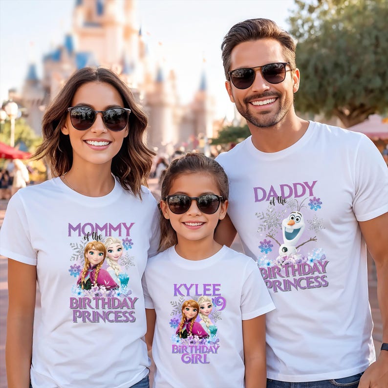 Disney Frozen Birthday Shirt, Elsa Birthday Girl T-Shirt, Princess Anna Birthday Sweatshirt, Olaf Birthday Dad, Disneyland Birthday Trip Tee