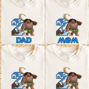 Moana Maui Birthday Shirt, Disney Family Trip Tee, Maui Toddler Boy Gift, Disneyland Birthday Vacation Sweatshirt, WDW Birthday Kids Sweater
