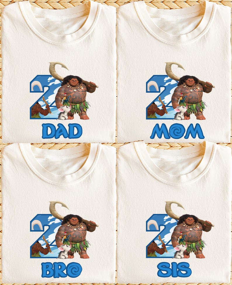 Moana Maui Birthday Shirt, Disney Family Trip Tee, Maui Toddler Boy Gift, Disneyland Birthday Vacation Sweatshirt, WDW Birthday Kids Sweater