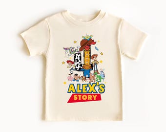 Chemise anniversaire Toy Story, t-shirt Birthday Story, sweat-shirt anniversaire garçon Disney, t-shirts anniversaire fille Pixar, fête Toy Story, tout-petit l'Éclair
