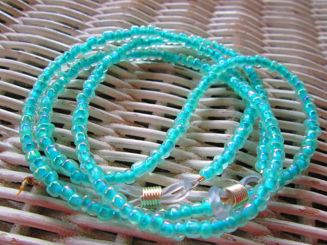 Eyeglass Chain Mint Green Glasses Chain Mens Glasses Chain Etsy