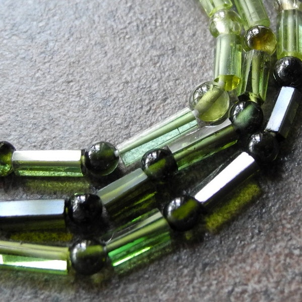 Green Tourmaline Beads Light Green Dark Green Faceted Tube Smooth Round 3mm 5mm 10mm AAA