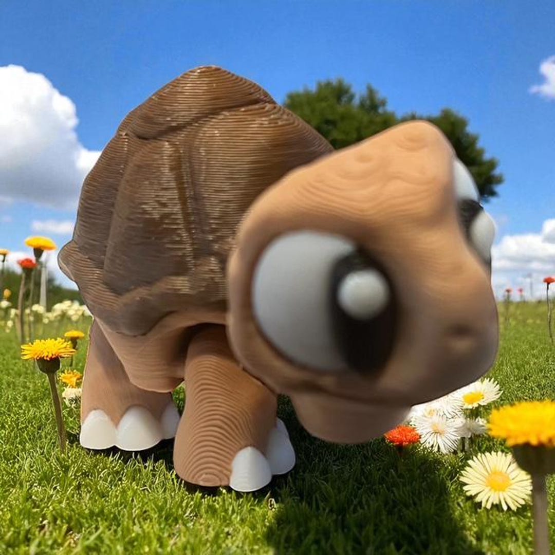Mini Tortoise Bendable Set of Three Gift Novelty Bff Sulcata Friend ...