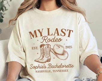 Nashville Bachelorette T-Shirt: Rodeo Cowgirl Party Shirt