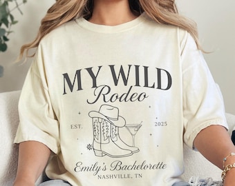 Camiseta de despedida de soltera estilo vaquera de Nashville: Camiseta de dama de honor para fiesta de rodeo