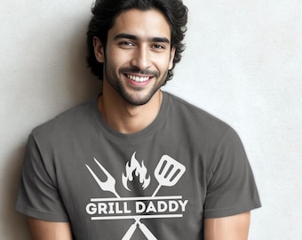 Grill Daddy T-Shirt: Comfort Colors Father's Day Grilling Tee
