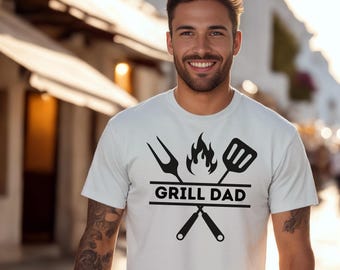 Grill Dad T-Shirt: Garment-Dyed Comfort Colors Tee