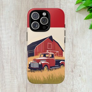 Vintage Truck iPhone Case - Rustic Farm Style, Ideal for Country Lovers, Farmhouse Decor, Gifts for Men, Outdoor Enthusiasts, Fathers Day