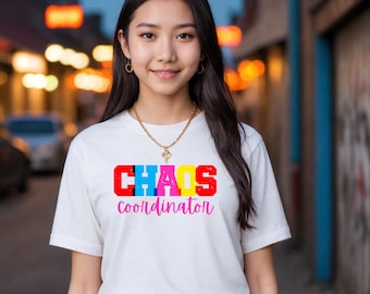 Chaos Coordinator Shirt: Colorful Unisex Tee