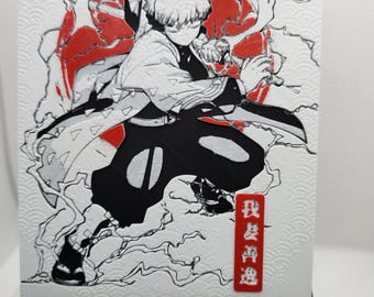 Anime 3D Frame – Demon Slayer Multicolor 3D Printing