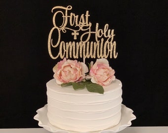 First Holy Communion Cake Topper