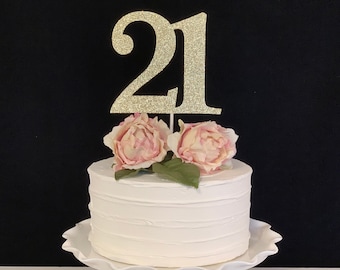 21st Birthday Cake Topper