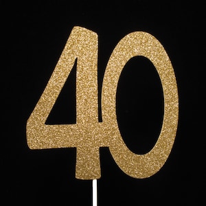 40th Birthday Cake Topper