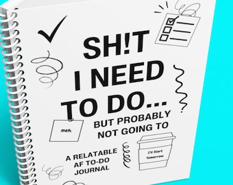Fun and Sassy Journal Bundle, 4 Free Scratch Pads, 72 Pages, Perfect Gift for Creative Souls, Office, Home, Note Taking, Sketching, Doodling