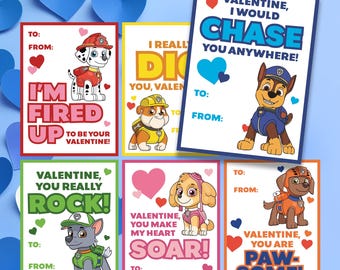 Rescue Pup Valentines Cards