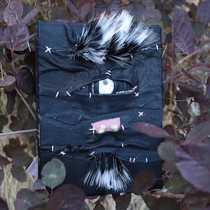 Mini Monsters "Lil' Squish" - Reusable A5 Journal Cover - Monster Book - Refillable Journal - Unique Blank Sketchbook