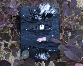 Mini Monsters "Lil' Squish" - Reusable A5 Journal Cover - Monster Book - Refillable Journal - Unique Blank Sketchbook