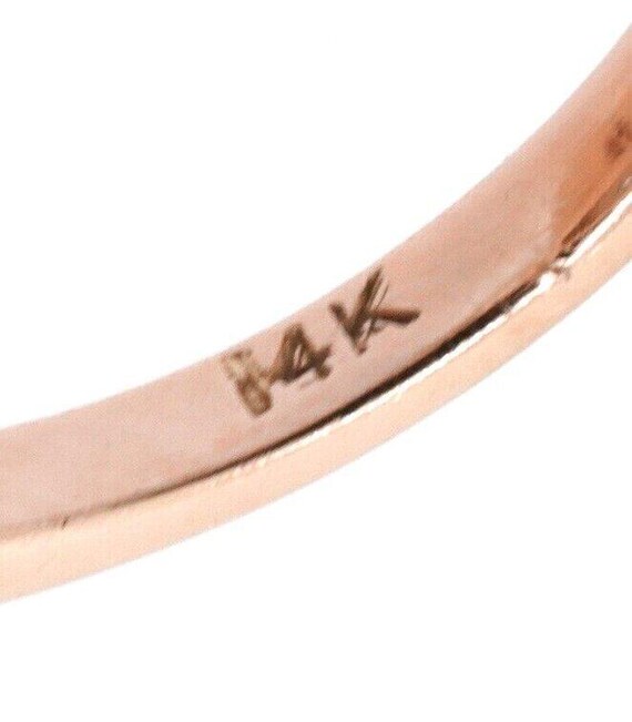 Statement Floral Diamond Ruby Ring 14K Two Tone G… - image 3