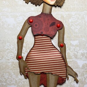 Jointed Paper Art Doll Metal Cutting DieBODY Paperbabe Stamps For paper crafting and scrapbooking. image 8