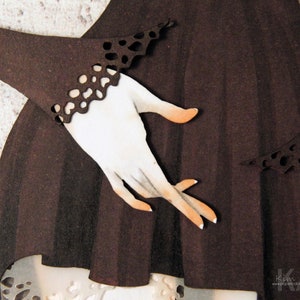 Jointed Paper Art Doll Metal Cutting Die & Stamp SetHANDS Paperbabe Stamps For paper crafting and scrapbooking. image 9