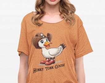 Vintage Silly Goose Lovers T-shirt Farm Animal Fan Gift Tee Coquette Geese Retro Shirt