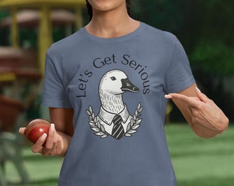 Vintage Silly Goose Lovers T-shirt Farm Animal Fan Gift Tee Coquette Geese Retro Shirt