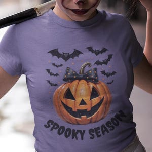 Spooky Season Pumpkin Halloween Shirt, Jack-o-Lantern Comfort Colors Tee Gift, Horror Lovers Pumpkin Shirt, Thriller Fall Aesthetic Shirt