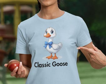 Vintage Silly Goose Lovers T-shirt Farm Animal Fan Gift Tee Coquette Geese Retro Shirt