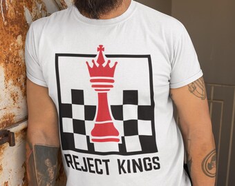 Reject Kings 4th Of July Shirt, Comfort Colors USA Tee, American Activist Protestor Tee, Celebrate American Independence Tee, Patriotic Gift
