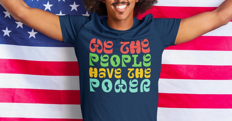 We the People Activist Unisex Tee, People Power Shirt, Political Protest T-shirt, Social Justice Tee, Equality Movement Top, Civil Rights image 1
