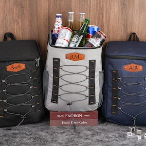 Personalized Cooler Backpack,Custom Cooler Bag,Lunch Cooler Bag,Personalized Gifts for Men Dad,Groomsmen Gifts,Insulated Bag,Best Man Gifts
