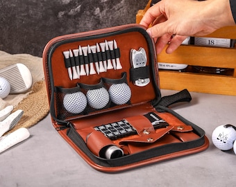 Conjunto de presentes de golfe personalizados, acessórios de golfe personalizados para homens e mulheres, presentes para amantes de golfe, presentes de golfe para o pai, presentes para padrinhos.