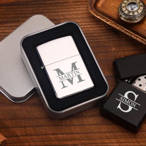 Personalized Groomsmen Lighter,Groomsman Gift,Monogram Lighter,Custom Cigar Lighter,Anniversary Gift for Men,Fathers Day Gift,Christmas Gift