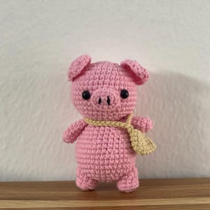 Pig Crochet Pattern PDF, Amigurumi Crochet Pattern, Stuffed Animal Crochet Pattern, Animal Crochet Patterns, Soft Amigurumi Toy, PDF Pattern