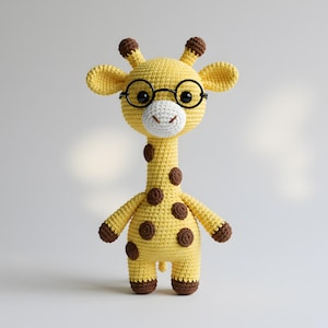 Giraffe Amigurumi Pattern, cute Crochet Giraffe, Giraffe Plush Pattern, Crochet animal, Crochet Giraffe Pattern, Safari toy